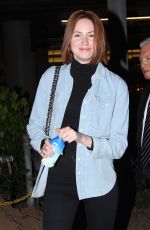 KAREN GILLAN at LAX Airport in Los Angeles 005/31/2015