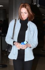KAREN GILLAN at LAX Airport in Los Angeles 005/31/2015