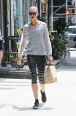 KARLIE KLOSS in Leggings Out and About in New York 06/03/2015