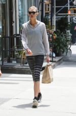 KARLIE KLOSS in Leggings Out and About in New York 06/03/2015