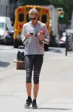 KARLIE KLOSS in Leggings Out and About in New York 06/03/2015