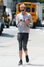 KARLIE KLOSS in Leggings Out and About in New York 06/03/2015