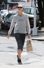 KARLIE KLOSS in Leggings Out and About in New York 06/03/2015