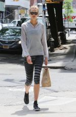 KARLIE KLOSS in Leggings Out and About in New York 06/03/2015