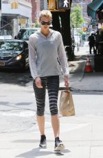 KARLIE KLOSS in Leggings Out and About in New York 06/03/2015