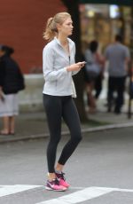 KARLIE KLOSS Out and About in New York 06/18/2015