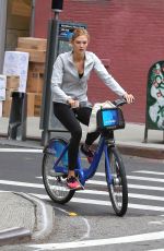KARLIE KLOSS Out and About in New York 06/18/2015