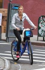 KARLIE KLOSS Out and About in New York 06/18/2015