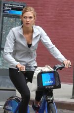 KARLIE KLOSS Out and About in New York 06/18/2015