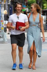 KARLIE KLOSS Out and About in New York 06/25/2015