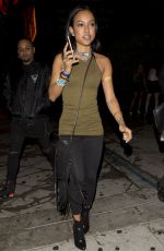 KARREUCHE TRAN Leaves 1oak Nightclub in West Hollywood 05/31/2015