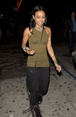 KARREUCHE TRAN Leaves 1oak Nightclub in West Hollywood 05/31/2015