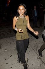 KARREUCHE TRAN Leaves 1oak Nightclub in West Hollywood 05/31/2015