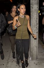 KARREUCHE TRAN Leaves 1oak Nightclub in West Hollywood 05/31/2015