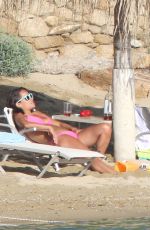 KATE HUDSON in Bikini on the Beach in Greece 06/18/2015