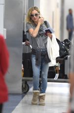 KATE HUDSON in Jeans at JFK International Airport in New York 06/03/2015