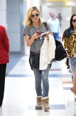 KATE HUDSON in Jeans at JFK International Airport in New York 06/03/2015