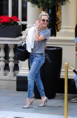 KATE HUDSON Out and About in London 06/03/2015