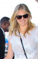 KATE UPTON at LAX Airport in Los Angeles 06/18/2015