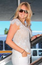 KATE UPTON at LAX Airport in Los Angeles 06/18/2015