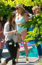 KATE UPTON in Swimsuit on the Set of The Layover in Vancouver 06/04/2015