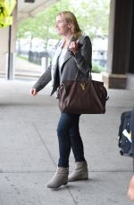 KATE WINSLET at JFK Airport in New York 06/16/2015