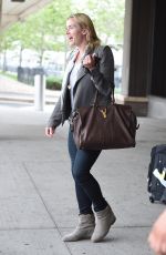 KATE WINSLET at JFK Airport in New York 06/16/2015