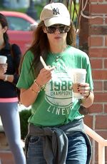 KATIE HOLMES Out for Coffee in Los Angeles 06/10/2015