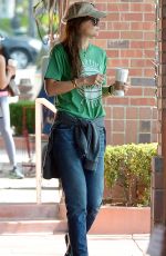 KATIE HOLMES Out for Coffee in Los Angeles 06/10/2015