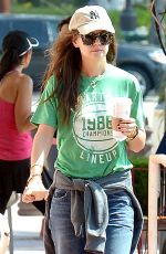 KATIE HOLMES Out for Coffee in Los Angeles 06/10/2015