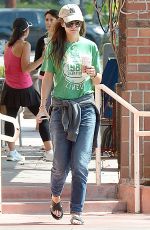 KATIE HOLMES Out for Coffee in Los Angeles 06/10/2015