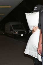 KATY PERRY and Her Pillow at LAX Airport in Los Angeles 