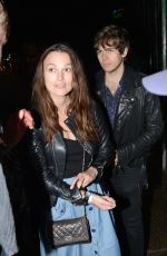 KEIRA KNIGHTLEY and James Righton at The Blur Concert at Hyde Park in London