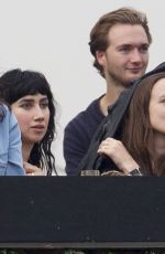 KEIRA KNIGHTLEY and James Righton at The Blur Concert at Hyde Park in London