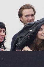 KEIRA KNIGHTLEY and James Righton at The Blur Concert at Hyde Park in London