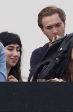 KEIRA KNIGHTLEY and James Righton at The Blur Concert at Hyde Park in London
