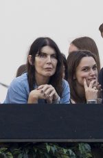 KEIRA KNIGHTLEY and James Righton at The Blur Concert at Hyde Park in London
