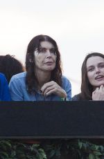 KEIRA KNIGHTLEY and James Righton at The Blur Concert at Hyde Park in London