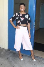 KEKE PALMER at P.S. Arts Jesse Owens Mural Unveiling in Inglewood