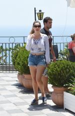 KELLY BROOK Out and About in Taormina 06/16/2015