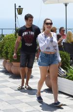 KELLY BROOK Out and About in Taormina 06/16/2015