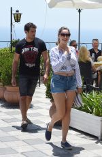 KELLY BROOK Out and About in Taormina 06/16/2015