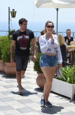 KELLY BROOK Out and About in Taormina 06/16/2015