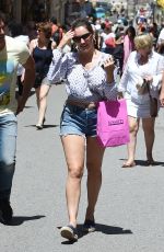 KELLY BROOK Out and About in Taormina 06/16/2015