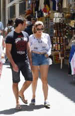 KELLY BROOK Out and About in Taormina 06/16/2015
