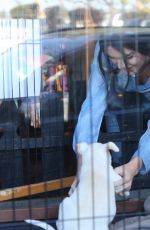 KENDALL JENNER Adopting a Dog at Bark N