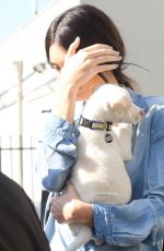 KENDALL JENNER Adopting a Dog at Bark N