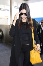 KENDALL JENNER Arrives at LAX Airport in Los Angeles 06/25/2015