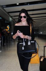 KENDALL JENNER at Heathrow Airport in London 06/27/2015