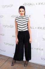 KENDALL JENNER at Kendall + Kylie Fashion Line at Topshop Launch Party in Los Angeles